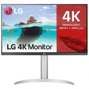 Monitor LG 27UP85NP-W 27"/4K/Altura Regulable/Plata